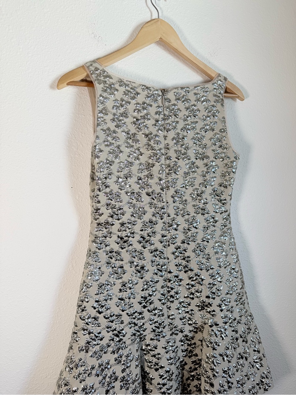 BCBGMAXAZRIA Malaika Mini Dress Gold Glam Party - Picture 9 of 9